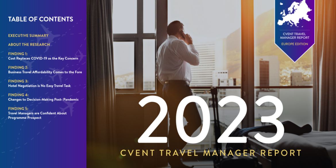 2023 CVENT Travel Managers Report MICE Europe