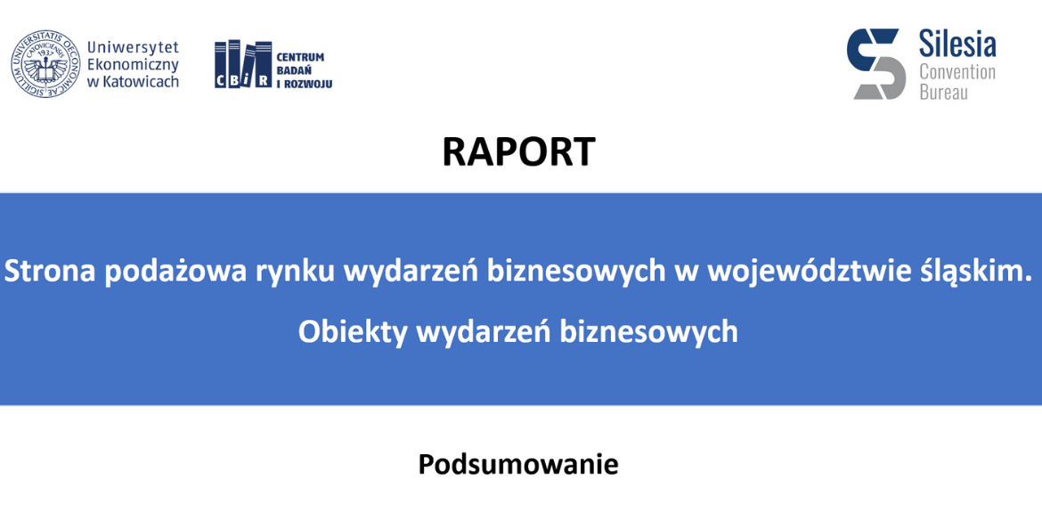 Silesia Convention Bureau zaprezeptowało raport z badania potencjału rynku wydarzeń biznesowych w województwie śląskim