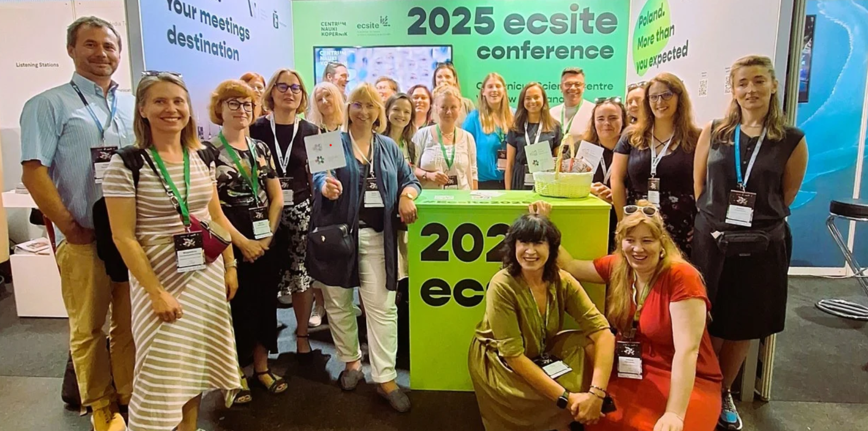 Poland and Warsaw Promoted at the Ecsite 2024 Congress in Ljubljana