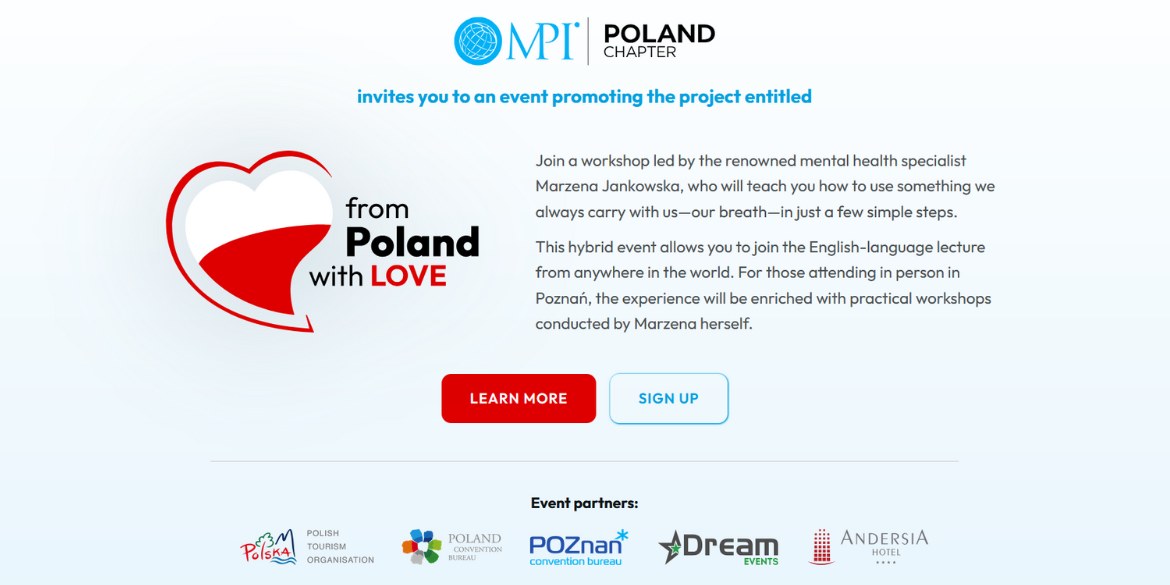 Rozpoczęcie projektu MPI Poland Chapter „From Poland With Love” w Poznaniu