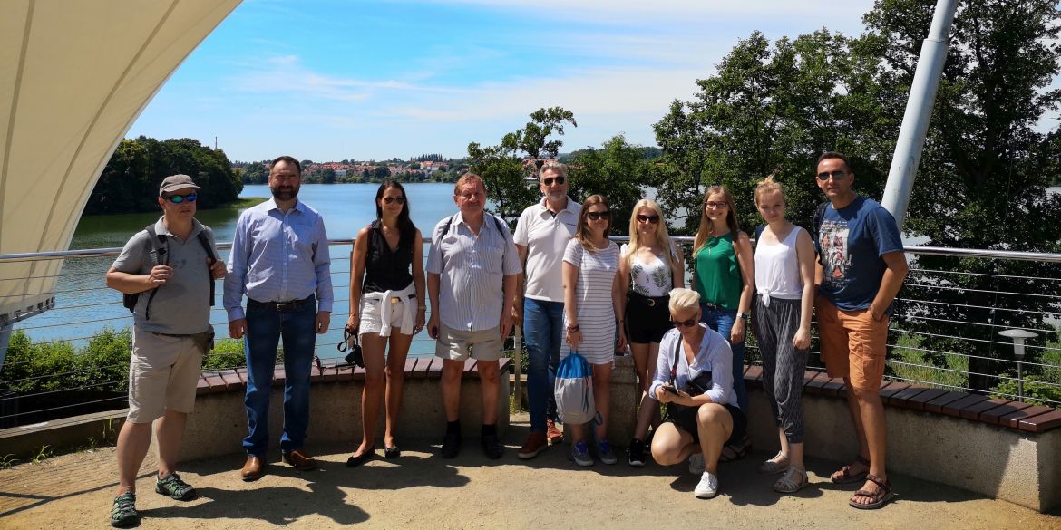 Grupa dziennikarzy i touroperatorów z Węgier na Mazurach