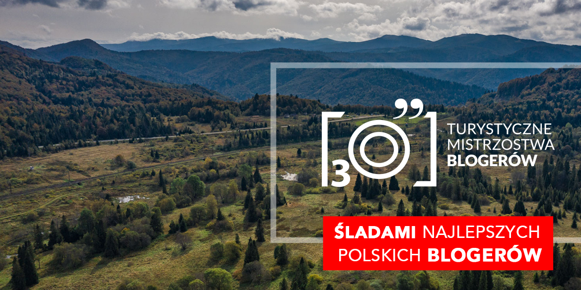 Grafika kampanii "Śladami polskich blogerów"