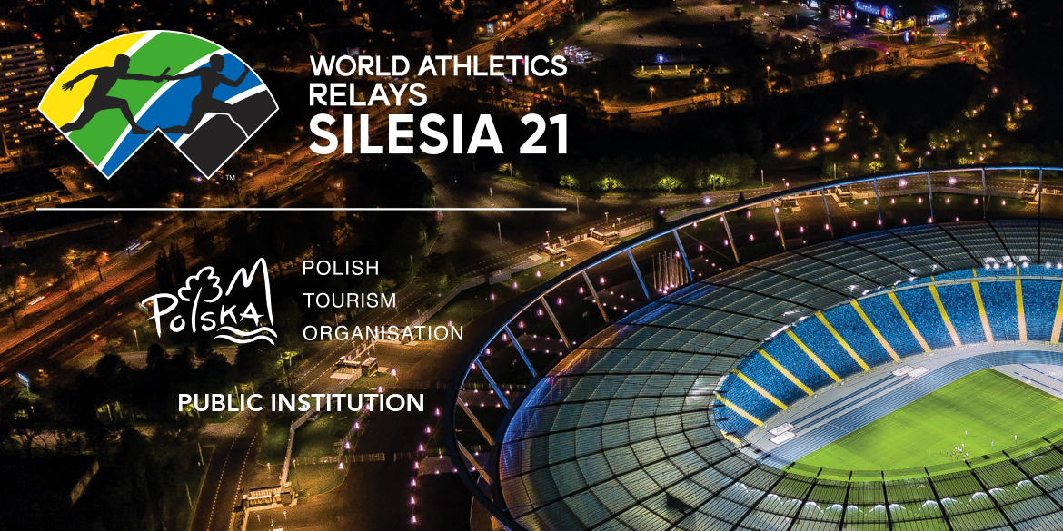 Grafika partnerska World Athletics Relays Silesia21