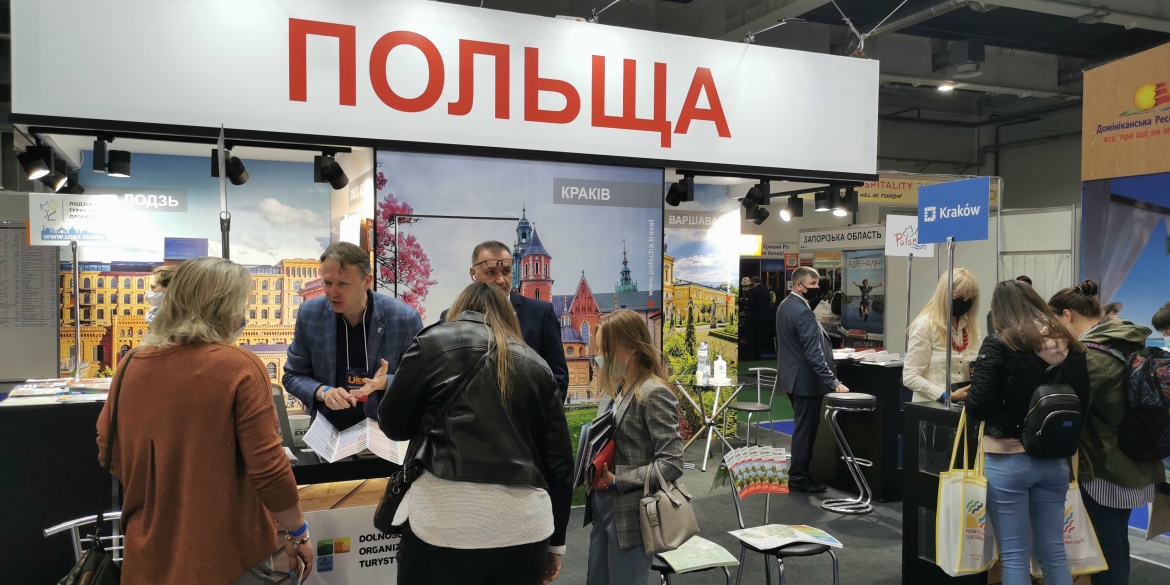 Polskie stoisko na Ukraine International Travel & Tourism Exhibition